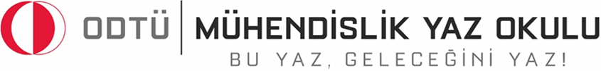 ODTU Mühendislik Yaz Okulu Logo